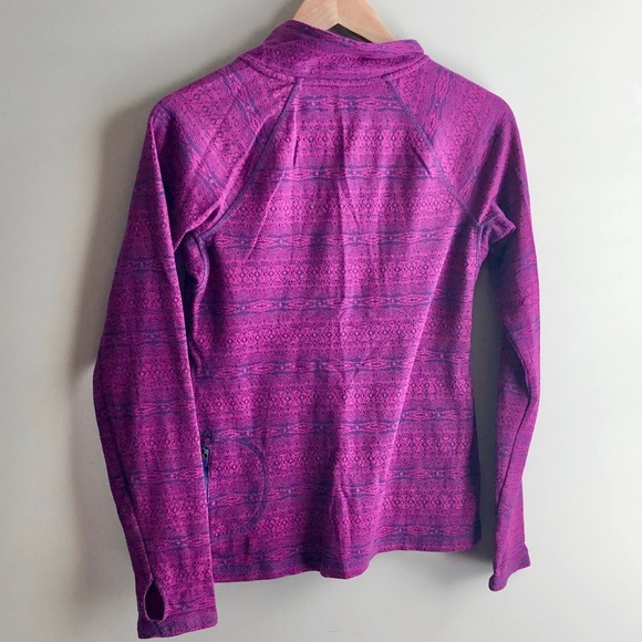 Eddie Bauer Magenta 1/2 zip jacket - Picture 3 of 4